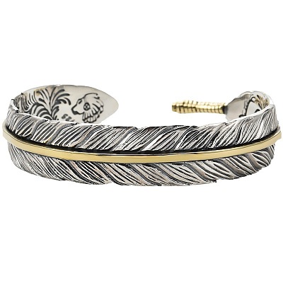Engraved Alloy Cuff Bangles for Men FS-WGC5C99-01-1