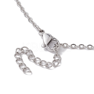 Crystal Stone Cage Pendant Necklaces NJEW-JN04757-01-1