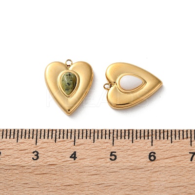 Ion Plating(IP) 304 Stainless Steel Pendants STAS-C114-12G-1