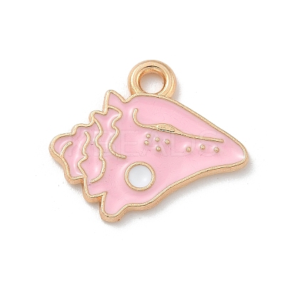 Alloy Enamel Pendants ENAM-A008-38KCG-01-1