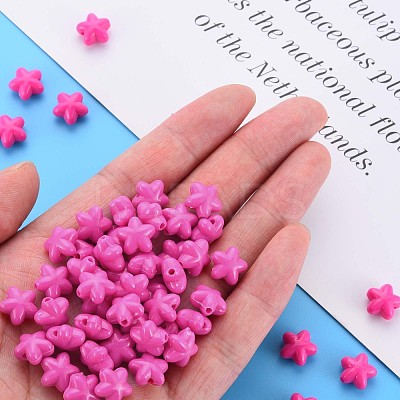 Opaque Acrylic Beads MACR-S373-26-A01-1