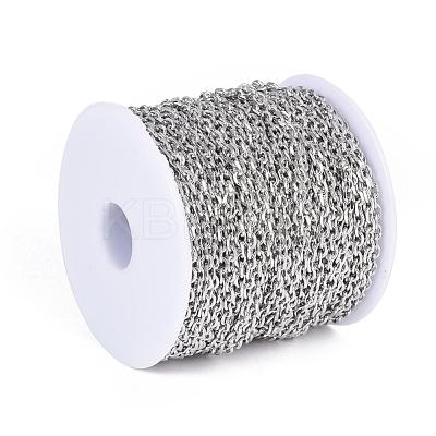 Tarnish Resistant 304 Stainless Steel Cable Chains STAS-O076-13-1