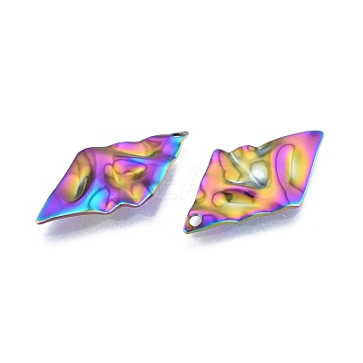 Ion Plating(IP) 201 Stainless Steel Pendant STAS-B027-02MC-1