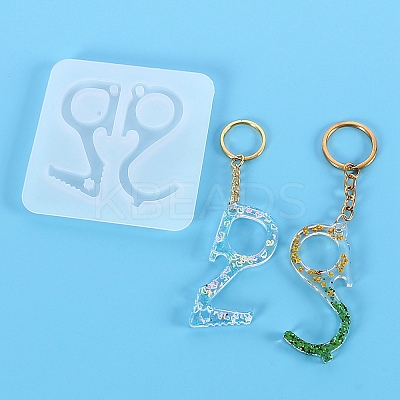 Key Shape DIY Pendant Silicone Molds LS-DIY-F114-15-1