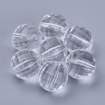 Transparent Acrylic Beads TACR-Q254-10mm-V01-1