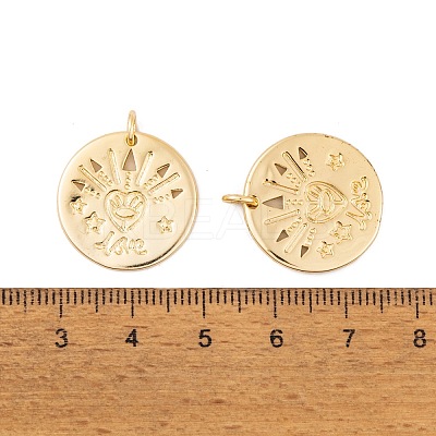 Brass Pendants KK-E108-40G-1