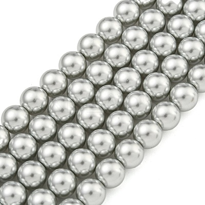 Glass Pearl Beads Strands HY-G002-01D-04-1