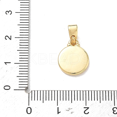 Brass Enamel Pendants KK-CBA3F25-01A-G-1
