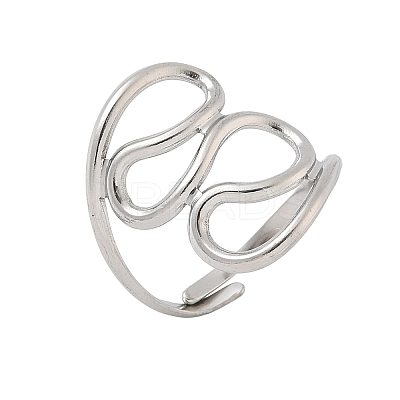 304 Stainless Steel Finger Rings for Women RJEW-A079-08A-P-1