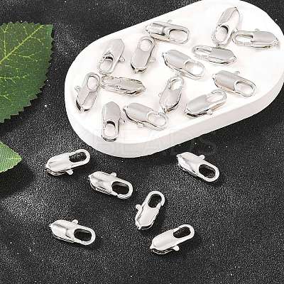 SHEGRACE Brass Lobster Claw Clasps XGR0008P-09P-1
