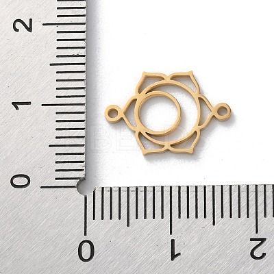 304 Stainless Steel Hollow Chakra Links LS-STAS-S149-05C-1