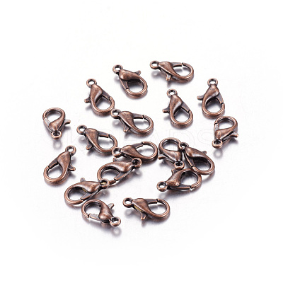 Zinc Alloy Lobster Claw Clasps X-E106-R-NR-1
