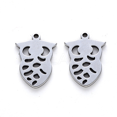 Tarnish Resistant 304 Stainless Steel Pendants STAS-N092-27-1