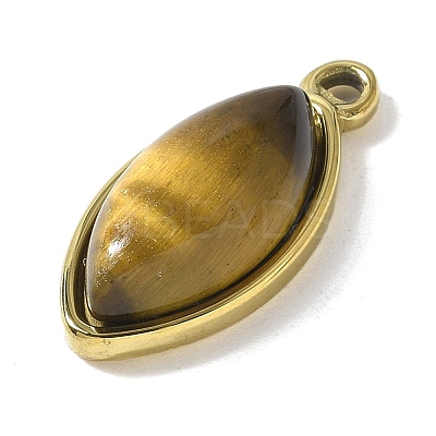 Natural Tiger Eye Pendants LS-STAS-L277-09G-01-1
