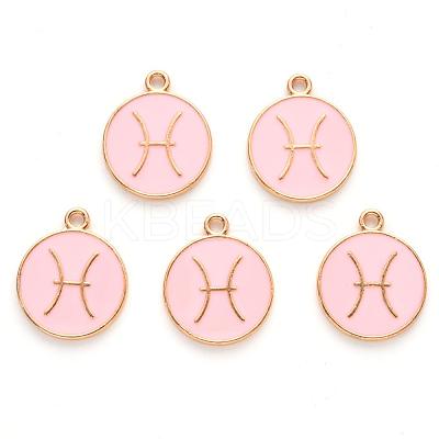 Alloy Enamel Pendants X-ENAM-S124-01A-09H-1