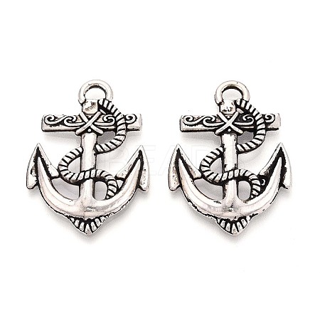 Tibetan Style Alloy Pendants TIBEP-T053-02AS-1