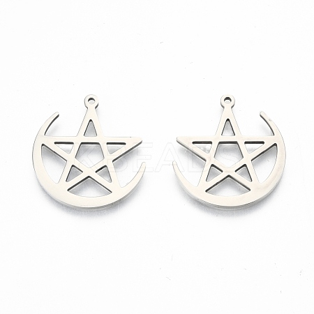 Non-Tarnish 201 Stainless Steel Pendants STAS-N098-116P-1