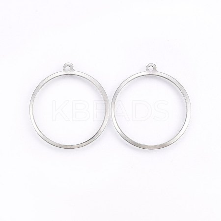 Tarnish Resistant 201 Stainless Steel Pendants LS-X-STAS-E438-31P-1