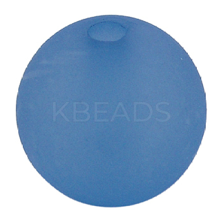 Round Transparent Acrylic Beads X-PL582-2-1