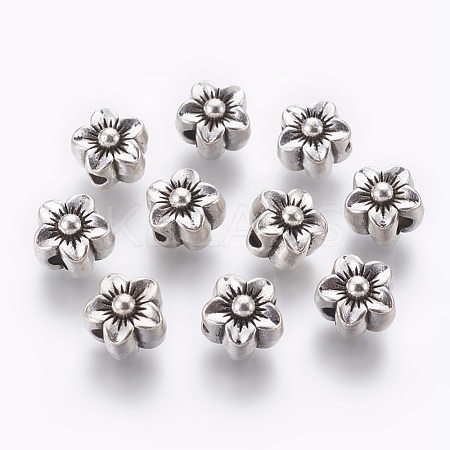 Tibetan Style Alloy Beads MPDL-5452-AS-FF-1
