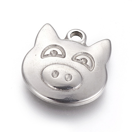Tarnish Resistant 304 Stainless Steel Pendants STAS-I105-49P-1