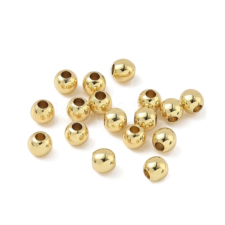 Brass Solid Beads KK-WH0034-02C-G-1