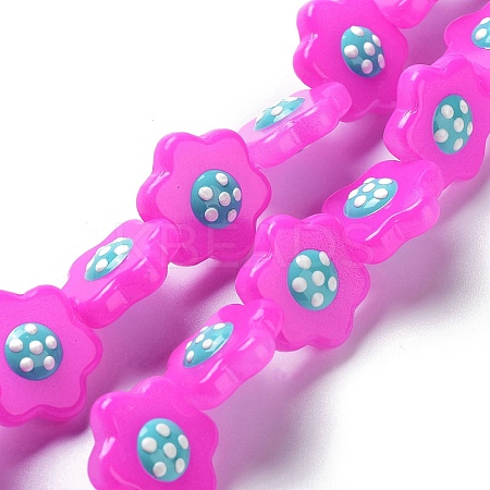 Glass Beads Strands LAMP-R145-01C-1
