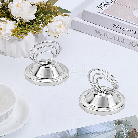 2Pcs Alloy Name Card Holder AJEW-LP0003-22P-1