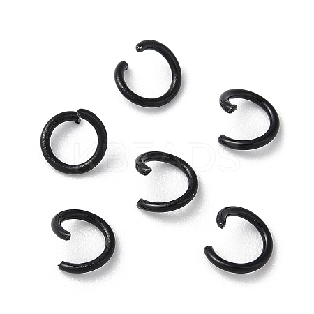 Ion Plating(IP) 304 Stainless Steel Open Jump Rings STAS-H467-03B-6mm-B-1