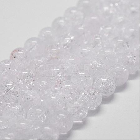 Natural Crackle Quartz Beads Strands G-D840-01-12mm-1