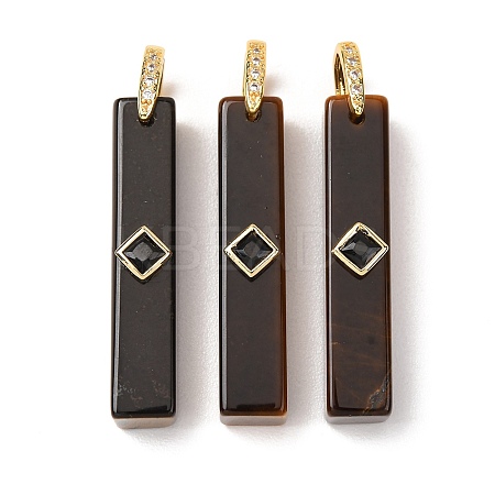 Natural Tiger Eye Pendants GG-CBA51ED-01G-05-1
