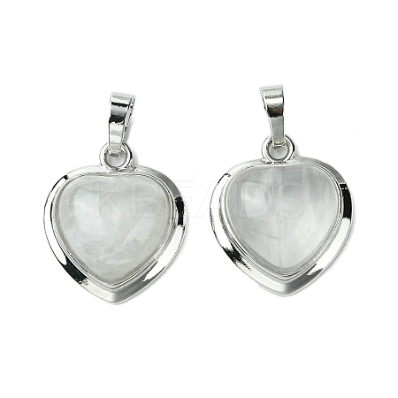 Natural Quartz Crystal Pendants G-C114-03P-25-1