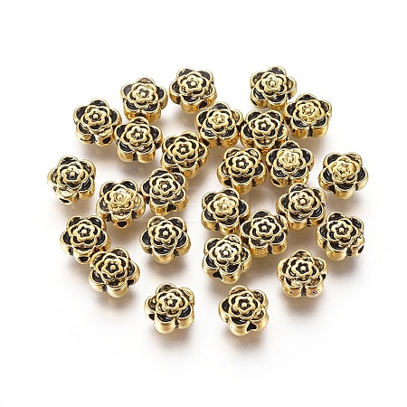 Tibet Antique Golden Metal Beads X-GLF0590Y-1