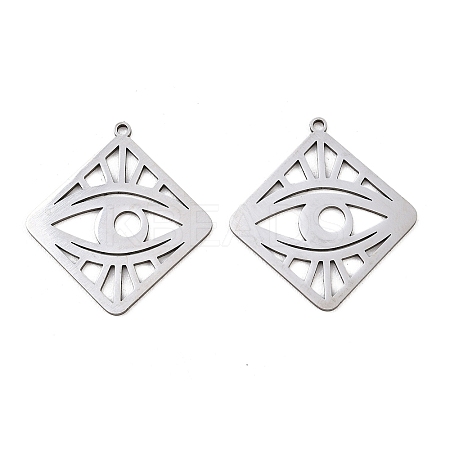 201 Stainless Steel Pendants STAS-I364-03P-1
