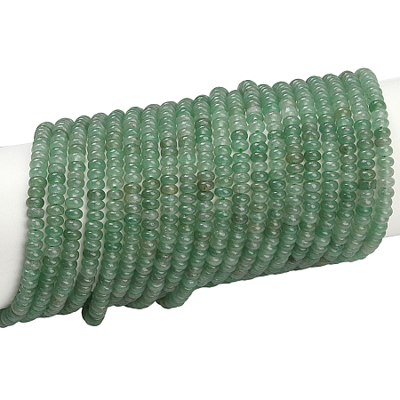 2 Strands Natural Green Aventurine Beads Strands G-PA0001-26-1