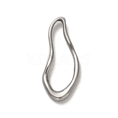 Non-Tarnish 304 Stainless Steel Linking Rings LS-STAS-Q316-04B-P-1