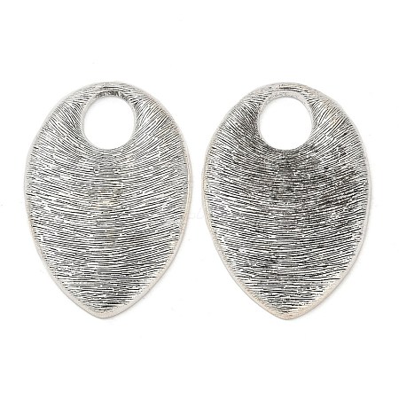 Teardrop Tibetan Style Alloy Big Pendants FIND-M082-01AS-1