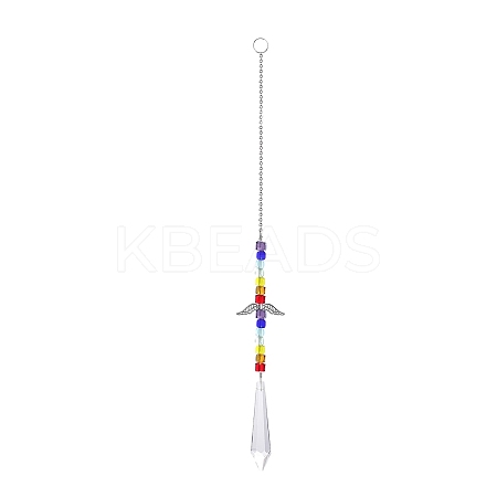 Crystal Glass Sun Catcher Pendant PW-WG76066-04-1