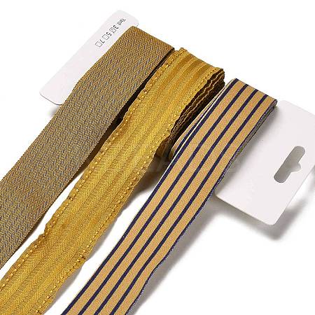 9 Yards 3 Styles Polyester Ribbon SRIB-A014-J03-1