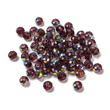 Electroplate Glass Beads EGLA-Z004-01A-10-1