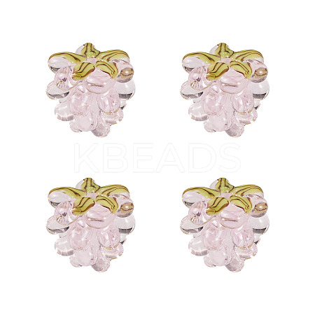 4Pcs Handmade Lampwork Beads LAMP-TA0002-24B-1
