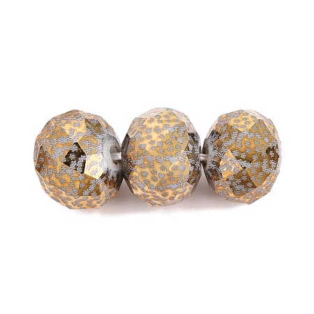 Electroplate Glass Beads EGLA-N026-01A-F02-1