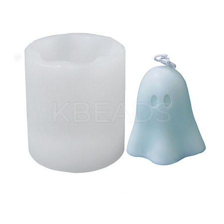 DIY Halloween Theme Ghost-shaped Candle Making Silicone Statue Molds LS-DIY-D057-03-1