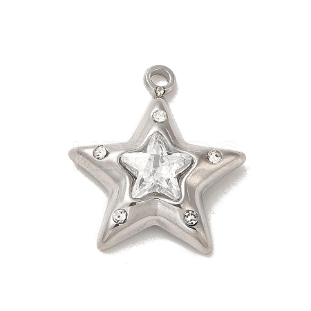 304 Stainless Steel Pendants STAS-L022-250-1