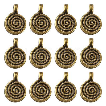 Tibetan Style Alloy Charms X-MLF0339Y-NF-1