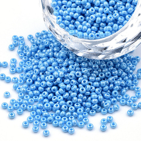 11/0 Czech Opaque Glass Seed Beads SEED-N004-003B-17-1
