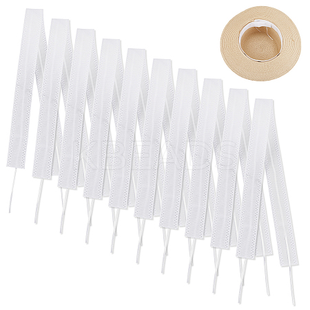 Adjustable Polyester Sweat Band for Hat Accessories FIND-WH0152-721C-1