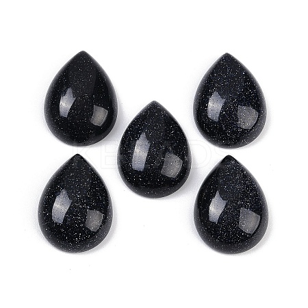 Synthetic Blue Goldstone Cabochons G-H094-01A-10-1