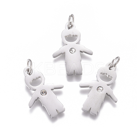316 Surgical Stainless Steel Pendants LS-STAS-L242-03P-1
