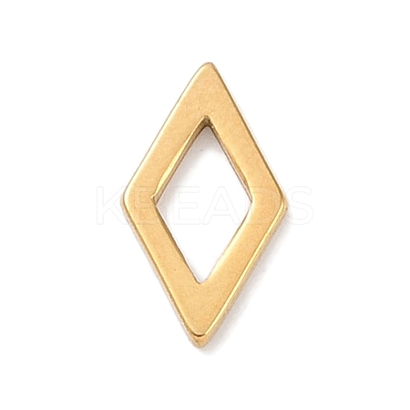 Golden Plated 304 Stainless Steel Charms STAS-K286-03B-G-1
